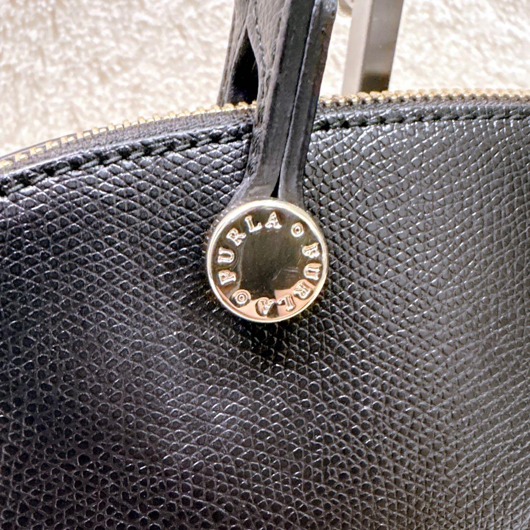 人気！ FURLA パイパー ハンドバッグ 2WAY ショルダーバッグ 黒