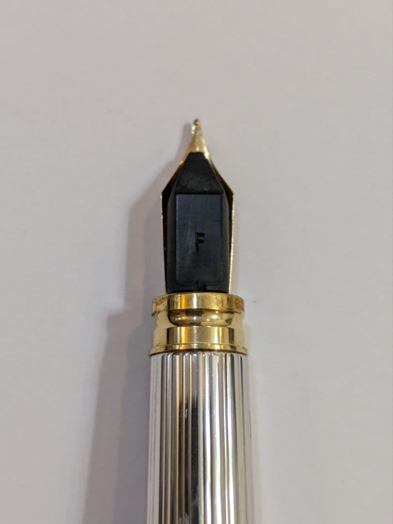 ウォーターマンPARIS万年筆F細字ボールペンスターリングシルバー