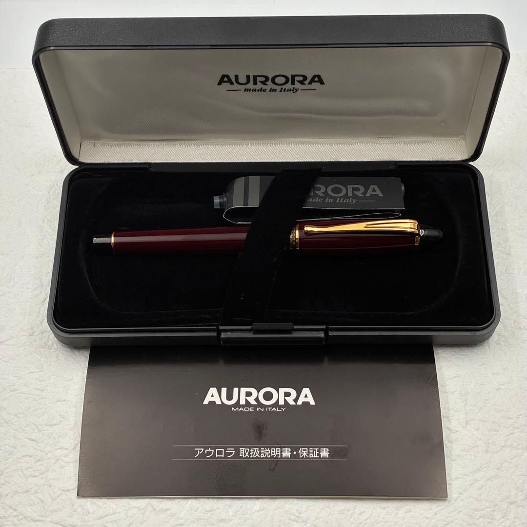 アウロラ 万年筆 イプシロン レッド 細字 F - メルカリ