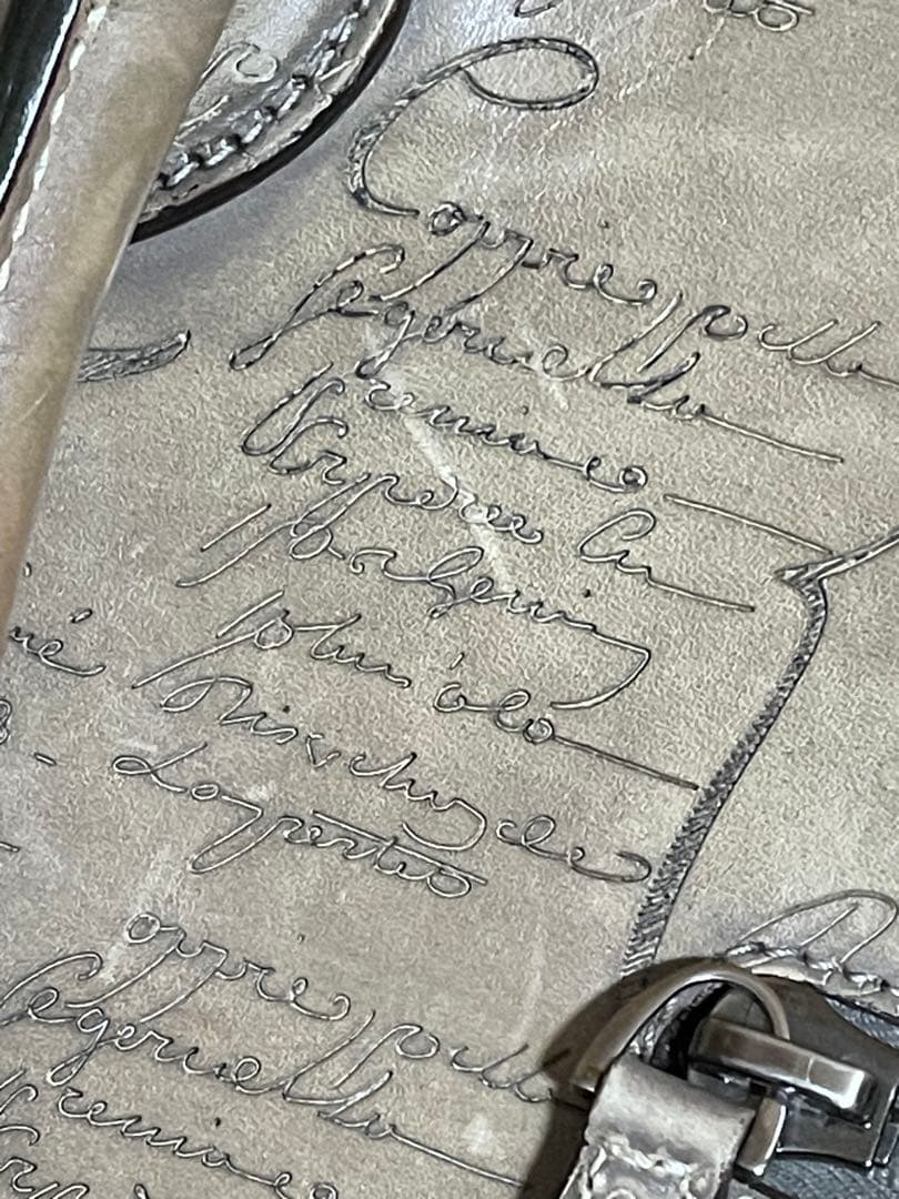 【稀少】ベルルッティ アンジュール カリグラフィースクリットレザー パティーヌ
