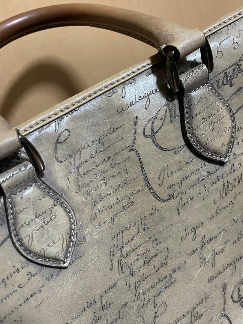 【稀少】ベルルッティ アンジュール カリグラフィースクリットレザー パティーヌ