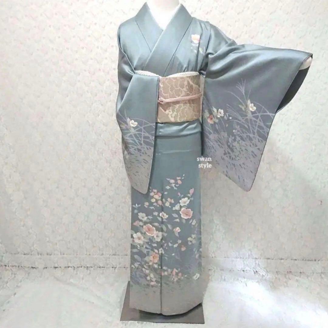 正絹 訪問着 4点 フルセット 入学式 卒業式 結婚式 お宮参り 七五三