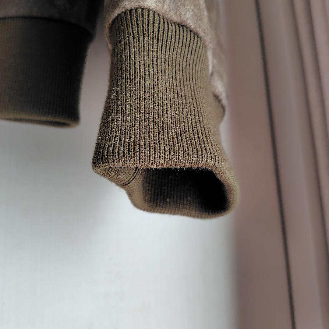 Papas 豚革ボア付きフライトジャケット　サイズＭ