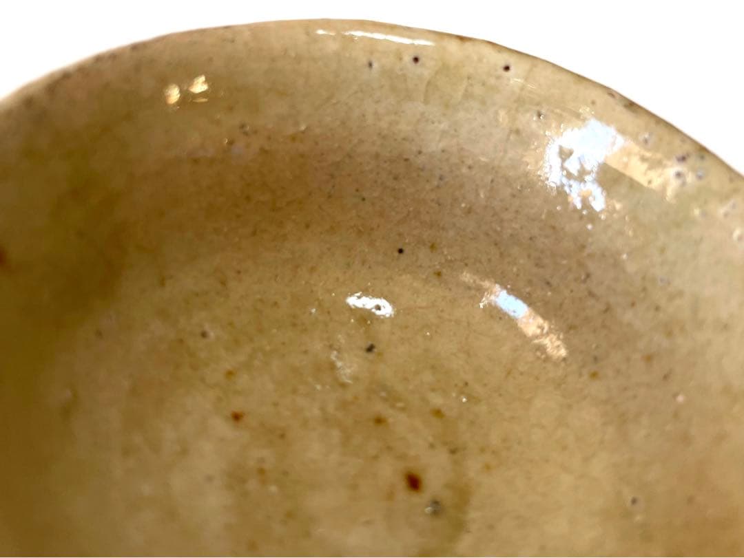 陶芸家 濱田庄司 ？ 赤絵 柿釉 鉄釉 杯 ぐい呑 酒器 箱なし 民