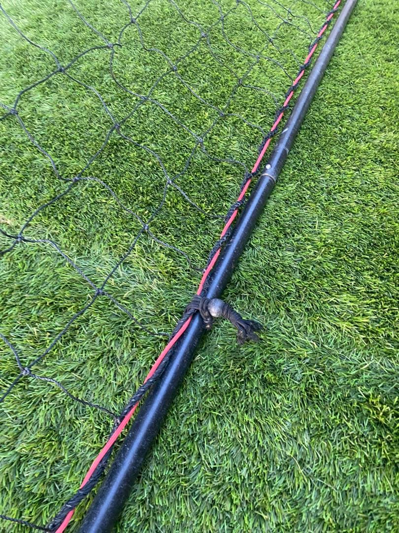 クイックプレイ サッカーゴール 4.9m×2.1m 2台セット 重り袋2個付き