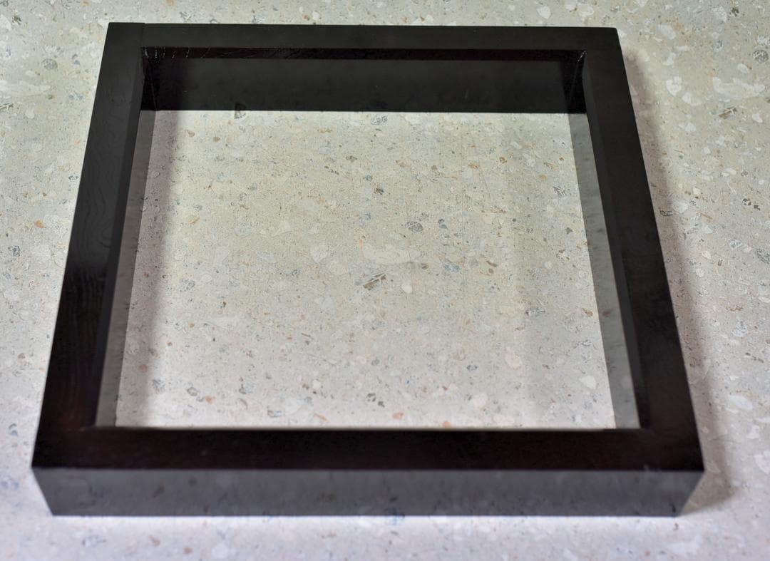 値下げ、高台寺蒔絵炉縁宗春作　囲炉裏/お茶道具木製　共箱