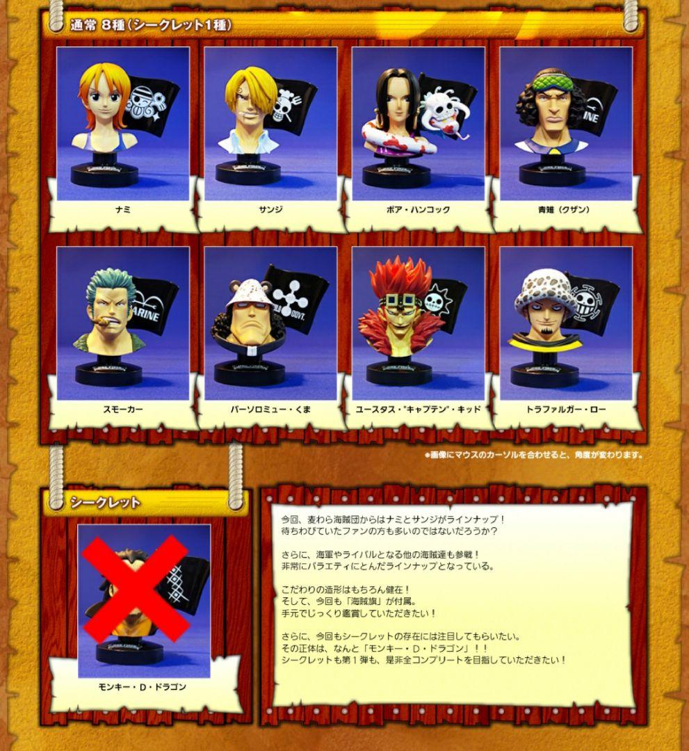 グレートディープコレクション ワンピース フィギュア  三大将  パンクハザード