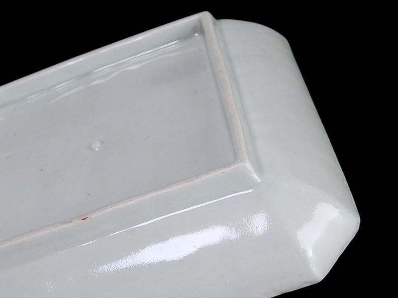 古伊万里染錦牡丹の図角皿5枚131AS-CWz