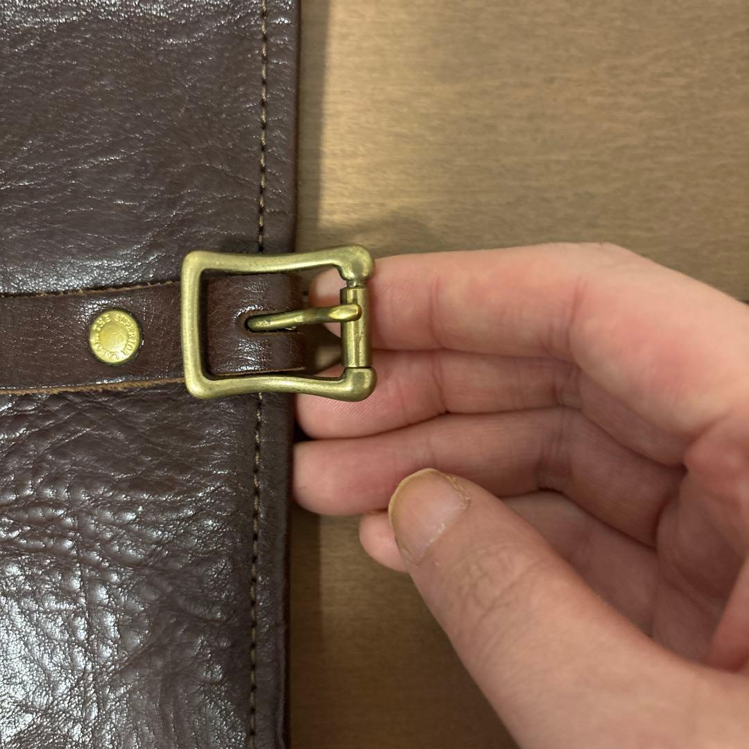 TSL シュペリオールレイバー レザーロールペンケース ダークブラウン