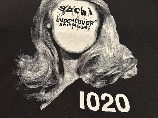 ♪送料無料☆sacai × UNDERCOVER☆名作☆Tシャツ☆黒☆紙タグ付