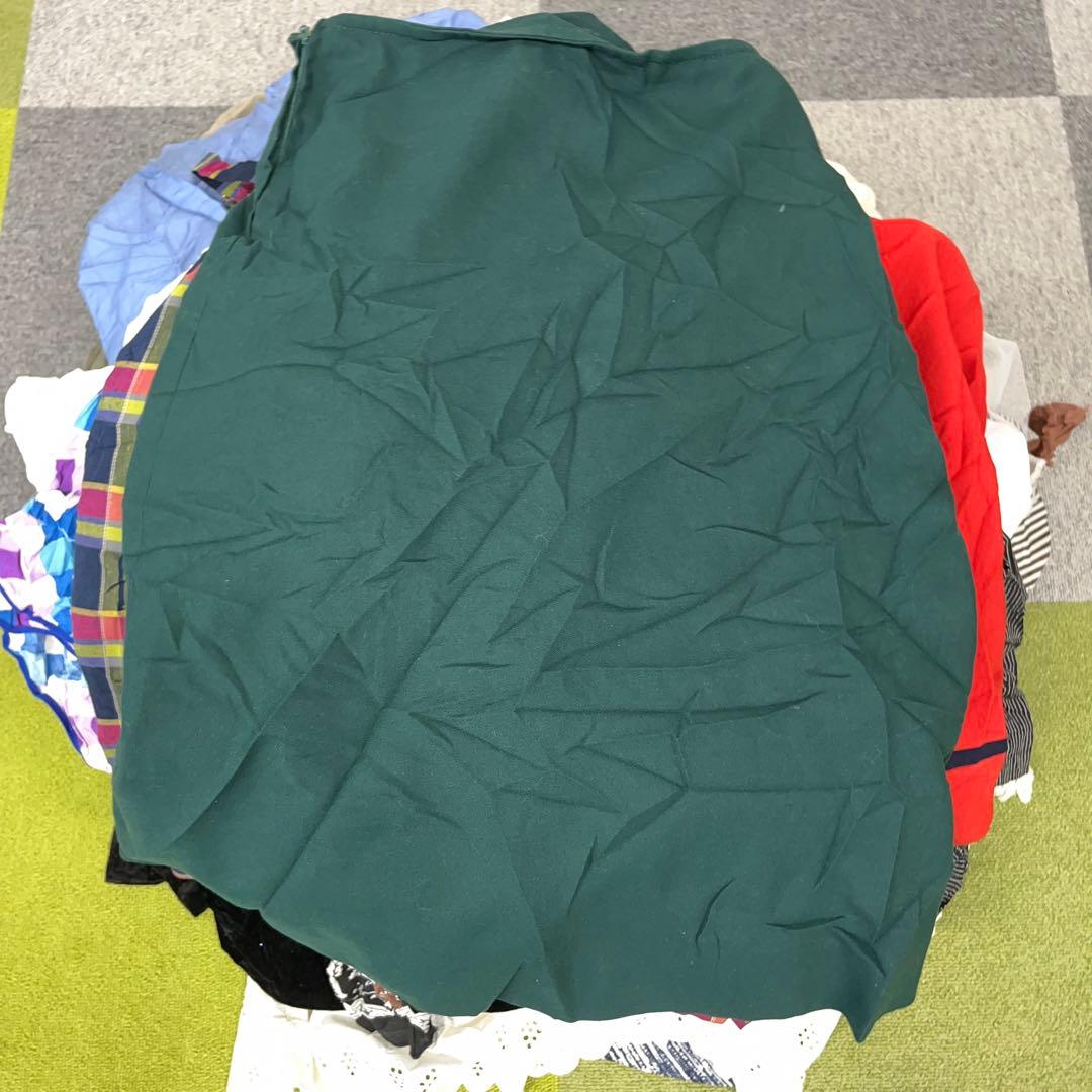 ^*^様 2 ユーロ古着　柄スカートミックス60着セットまとめ売りレディース