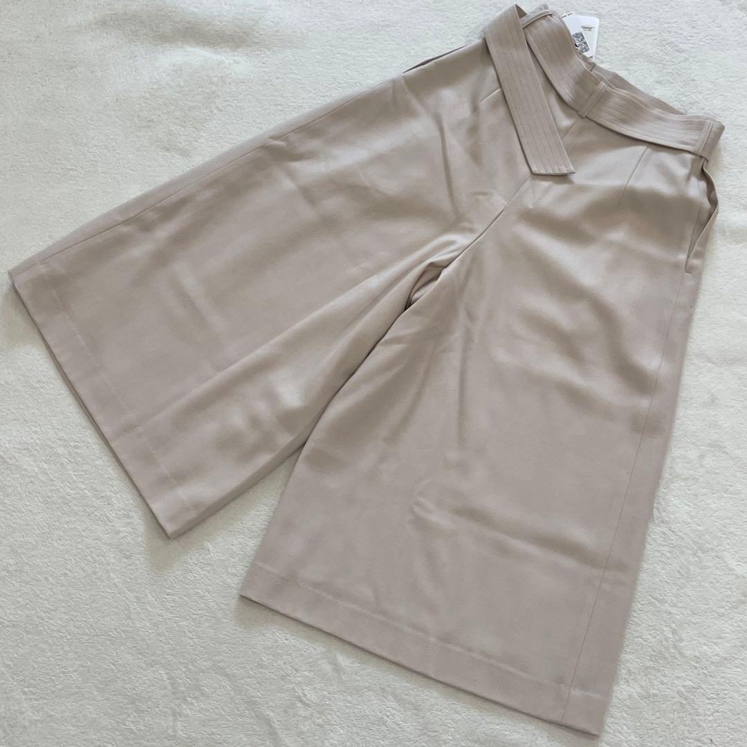 ANAYI アナイ　ワイドパンツ　キュロットパンツ　ガウチョ　ベージュ　タグ付き