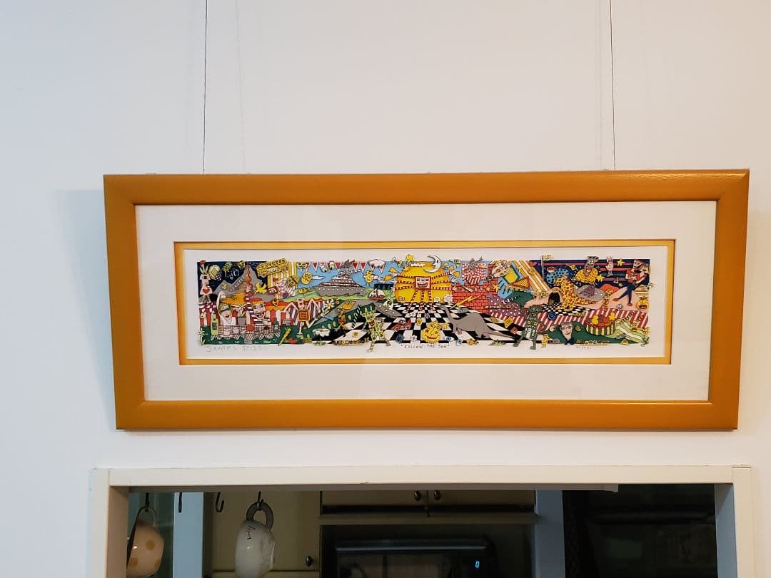 ☆大型作品&極美品☆ジェームスリジィ作 「Follow the Sun」
