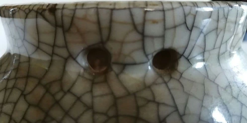 大河内焼 ヒビ焼き風炉