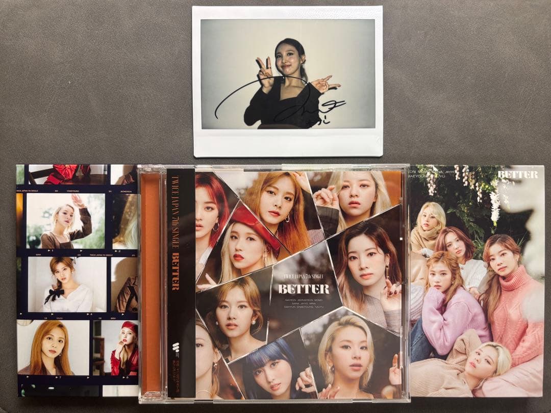 CDおまけ付き】TWICE ナヨン 直筆サイン入りチェキ TWICE candy pop