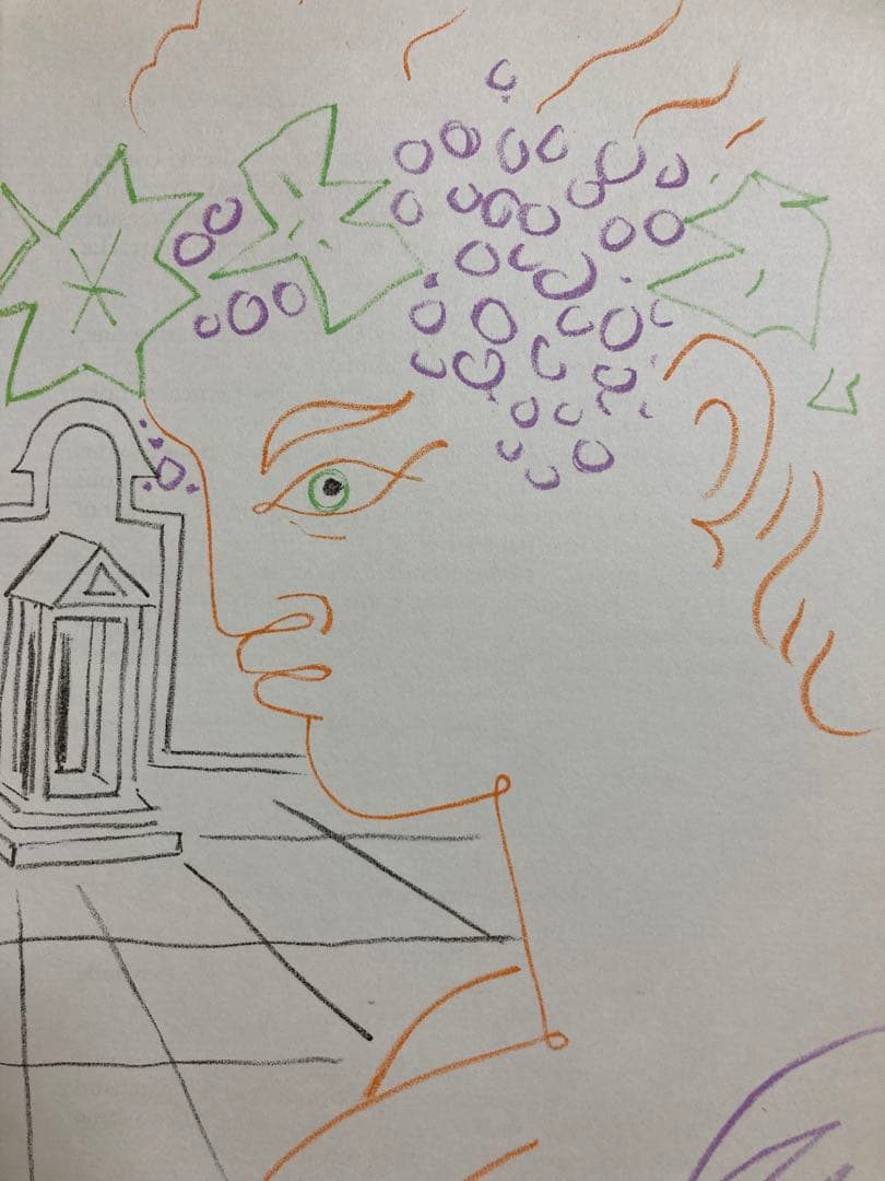 【希少】ジャン・コクトー 「テアトル バッカス」リトグラフ