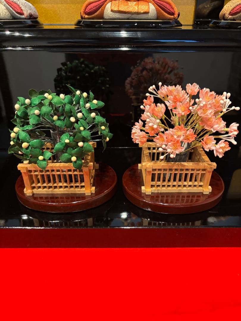 木目込み雛人形10人飾り