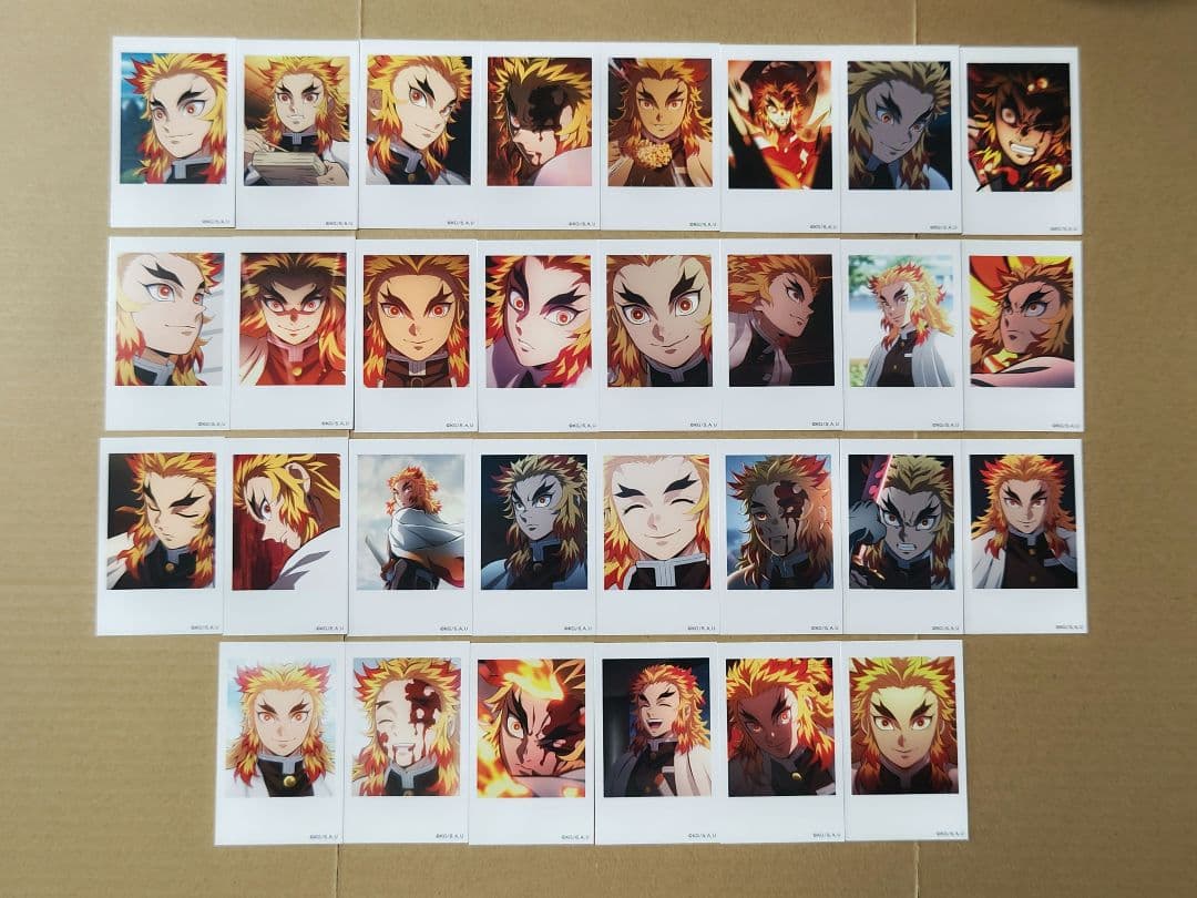 鬼滅の刃 チェキ風ブロマイド 煉獄杏寿郎 ノーマルセット