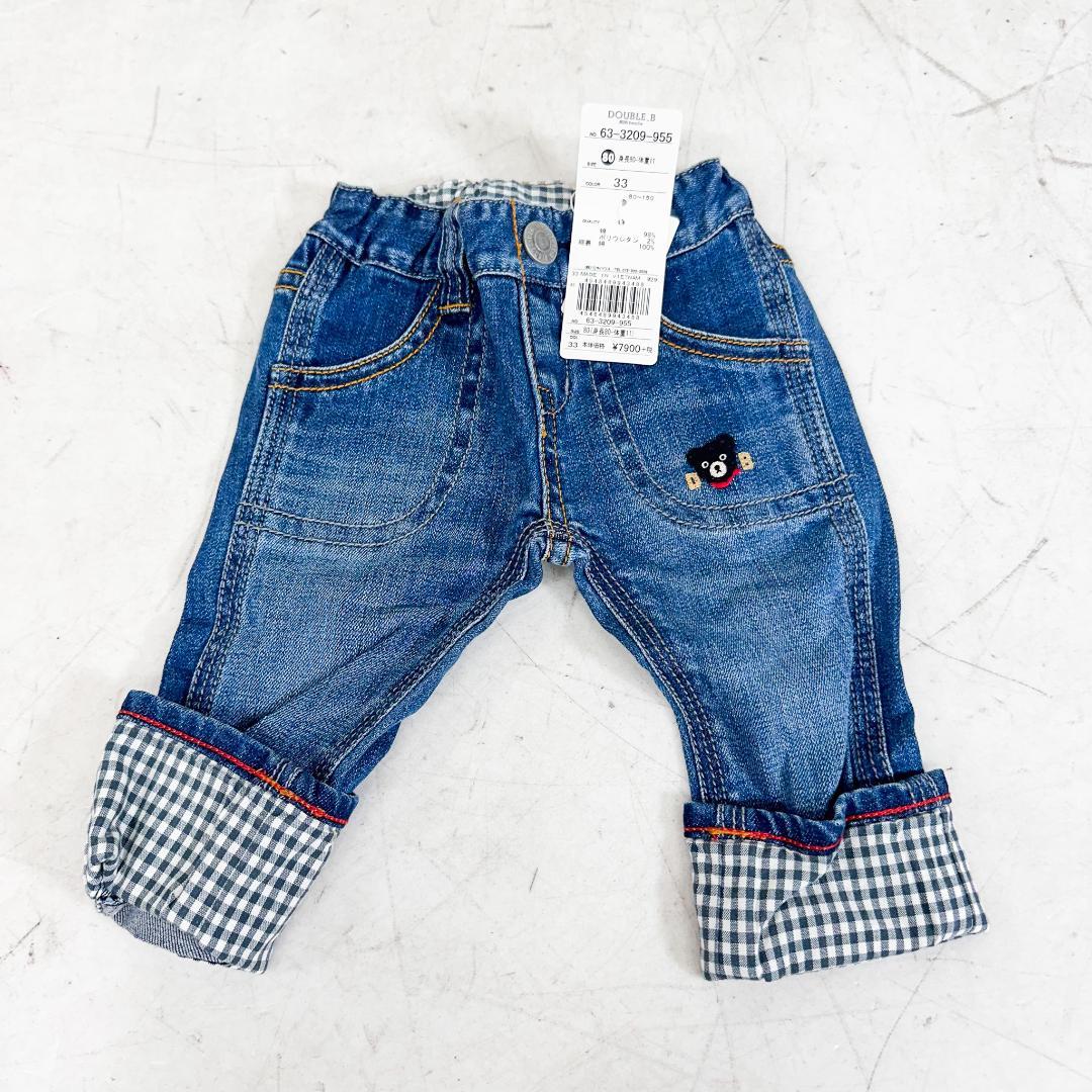 よ*こ様 K9110 ミキハウス オーバーオール シャツ パンツ 4枚 セット