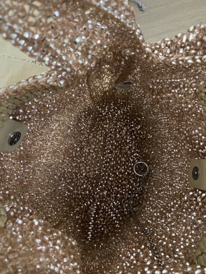 アンテプリマ　ワイヤーバッグ　ゴールド　トート　ハンドバッグ