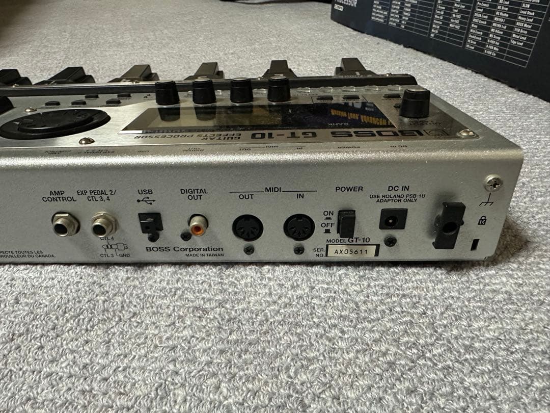 BOSS GT-10 マルチエフェクター　中古　美品