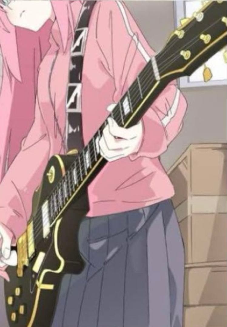 大人気　レスポールカスタム　エレキギター　ぼっち・ざ・ろっく　後藤ひとり　ケース