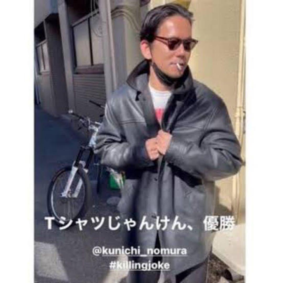 old gap single riders cow leather jacket 00's 