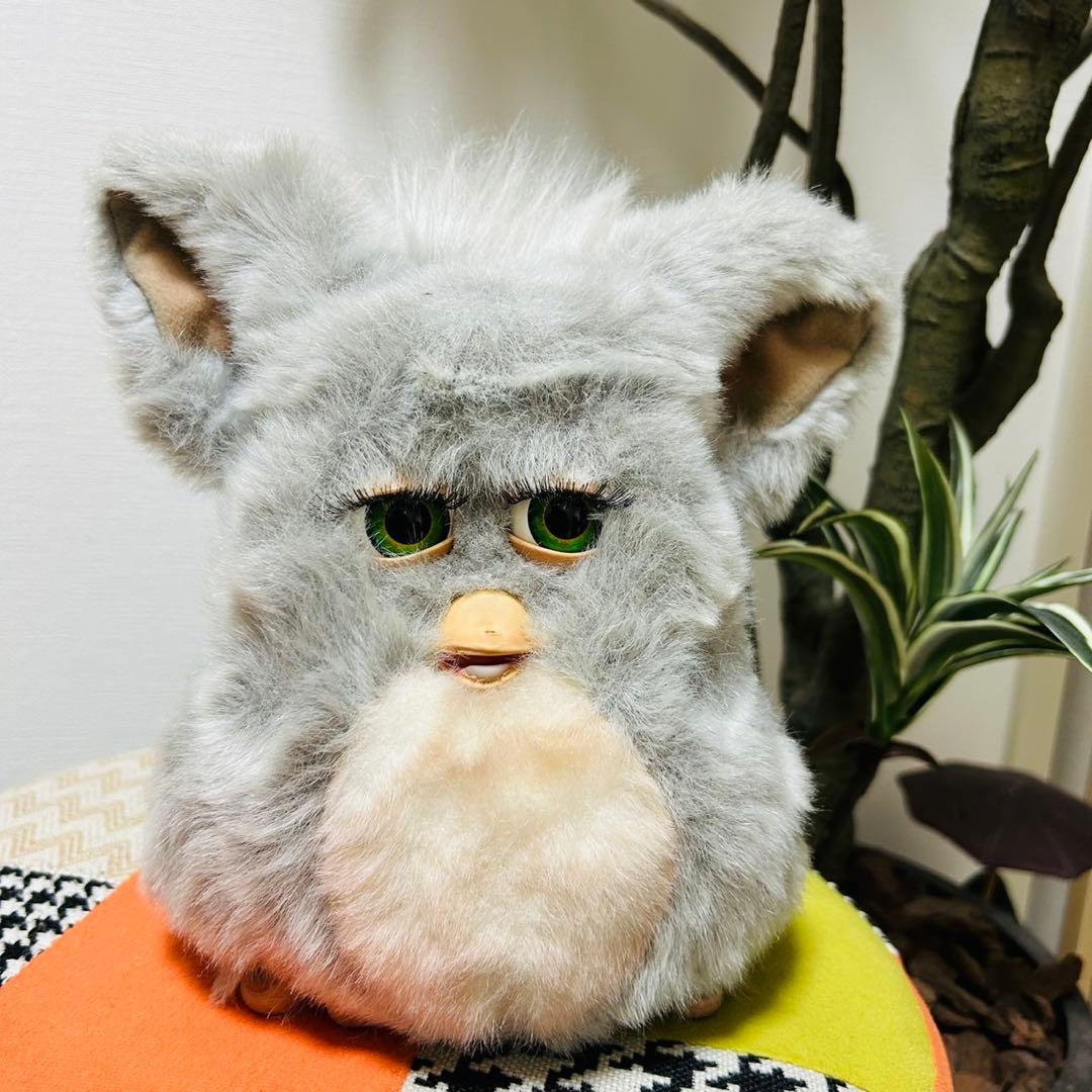 美品！ファービー2 緑目 グリーン グレー