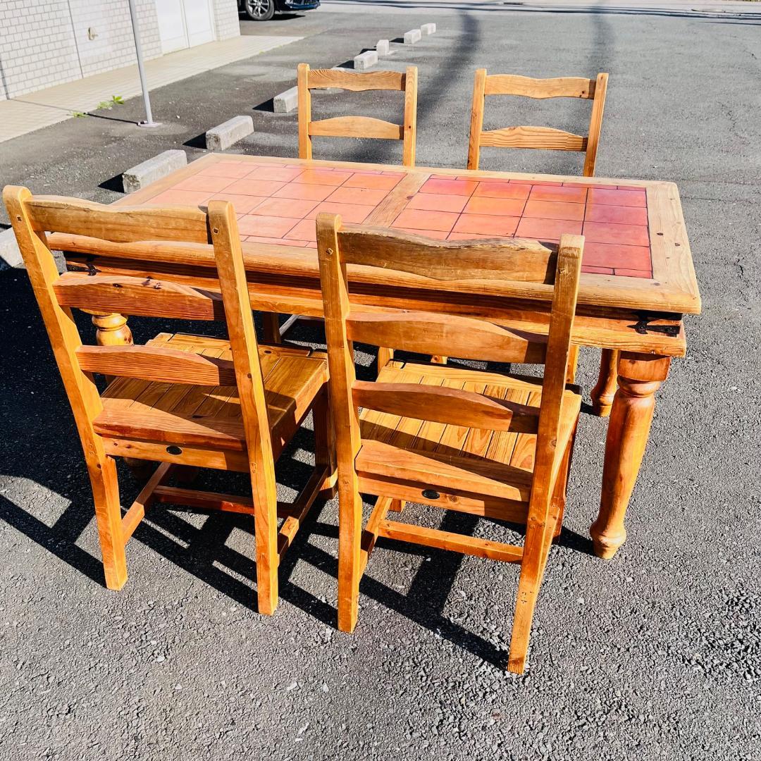 マドリッドコレクション ダイニングセット 4人用 5点セットカントリー家具