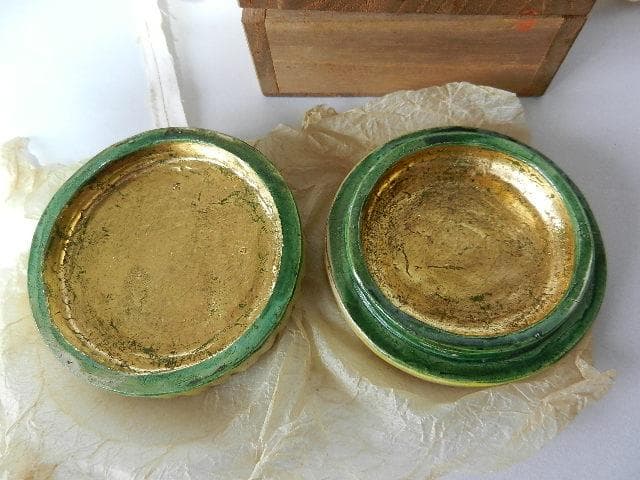 大正四年大正天皇即位礼 6代目「乾山」作記念香盒「萬壽無疆（ばん