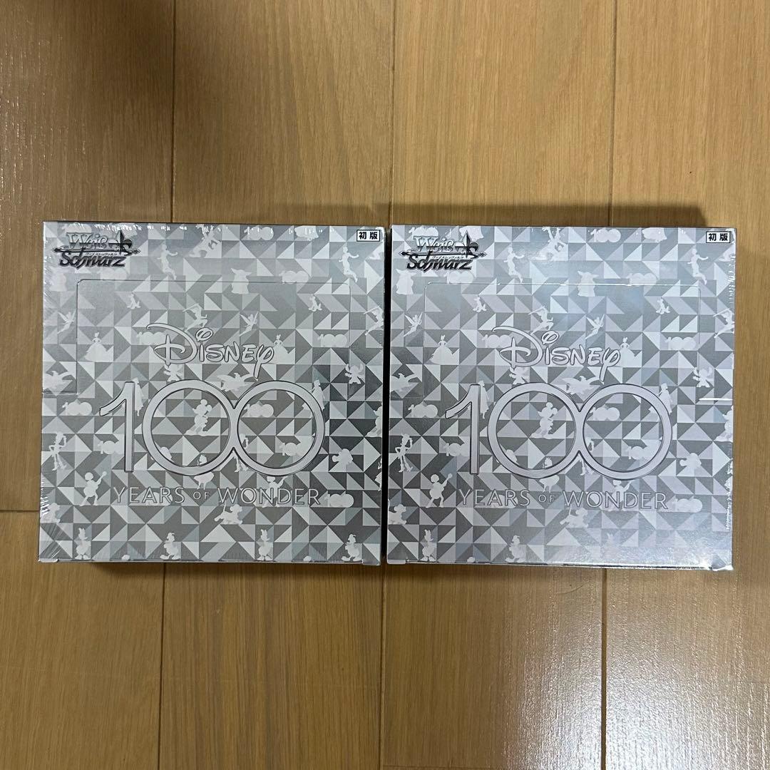 ヴァイスシュヴァルツ Disney100 BOX シュリンク付き 2box S1