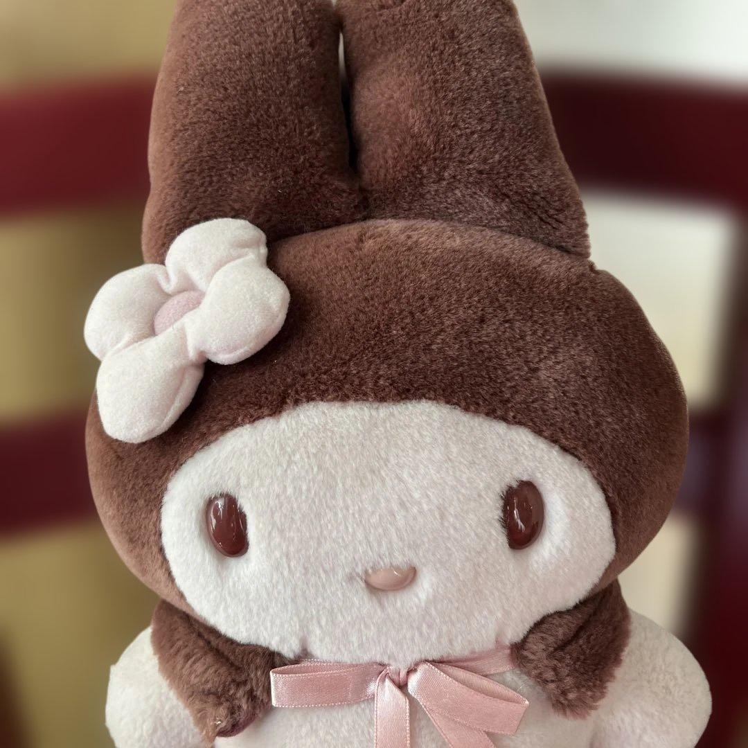 サンリオ マイメロディ ぬいぐるみ セピア 小豆色 1999年
