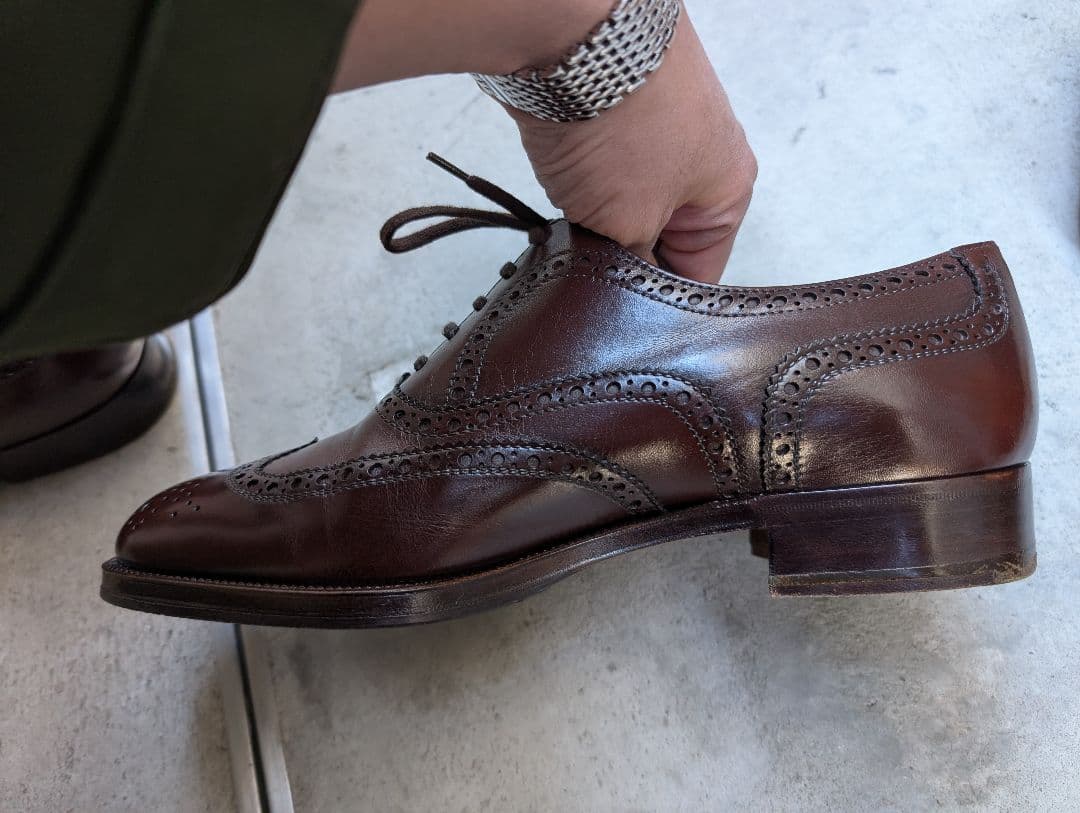 タニノクリスチー ダークブラウン ウィングチップ 5サイズ