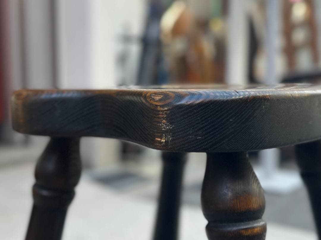 飛騨産業・HIDA／フロンティア（プロヴィンシャル）／オーク材スツール　①