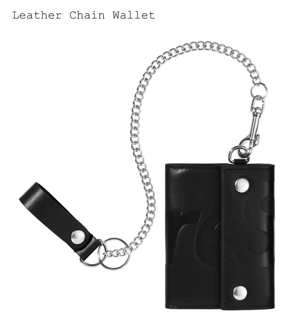 小物 Supreme Leather Chain Wallet \"Black 小物 Supreme Leather Chain Wallet Black Leather Chain Wallet