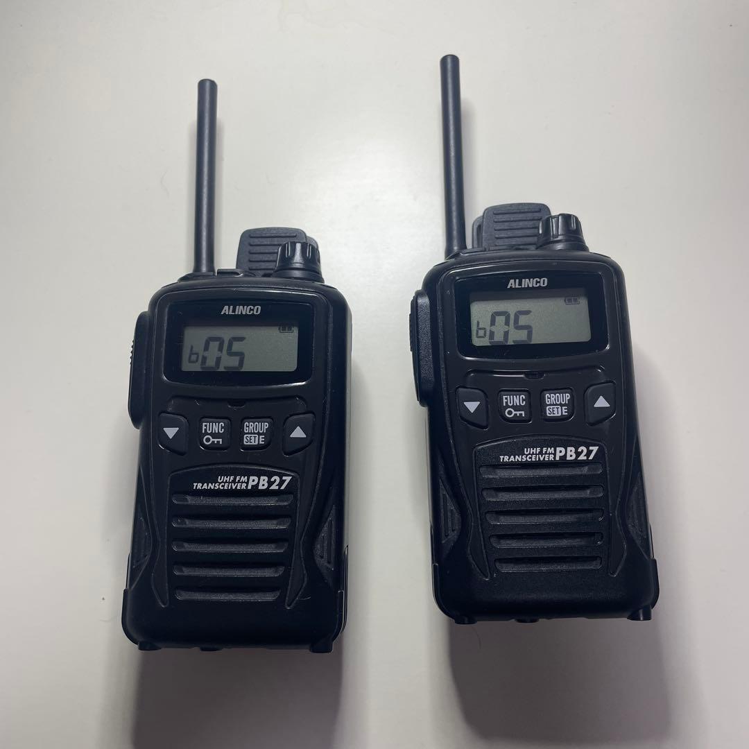 テクテク様専用】ALINCO 特定小電力 トランシーバー PB27