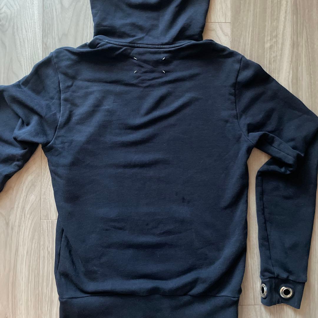 メゾンマルジェラ　ネイビー　パーカー　Maison Margiela