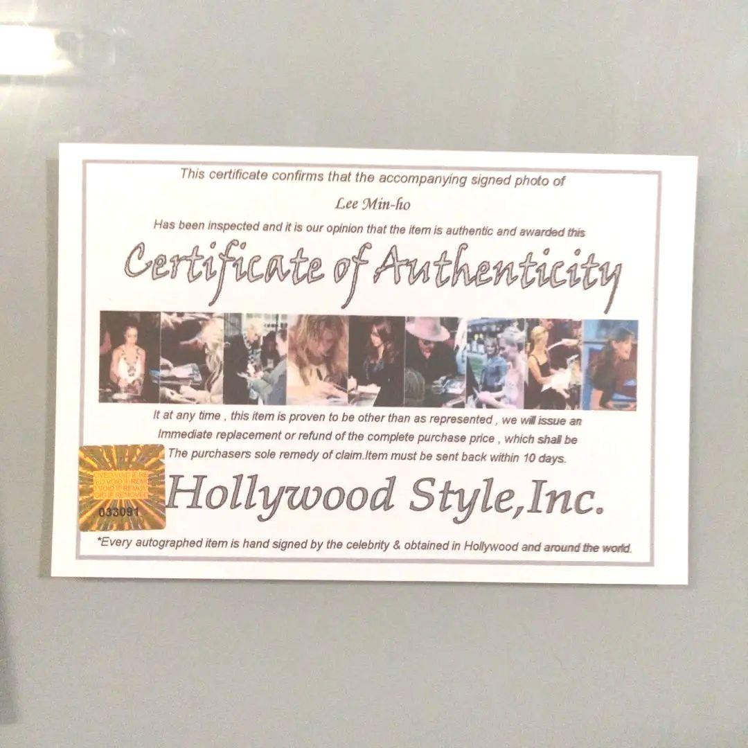 イ・ミンホ直筆サイン入り超大型写真…Lee Min-ho…花より男子…10