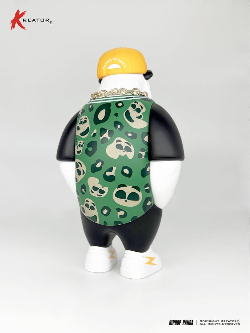 ヒップホップ・パンダ 緑 カッコいい 動物 アニマル ポップカルチャー