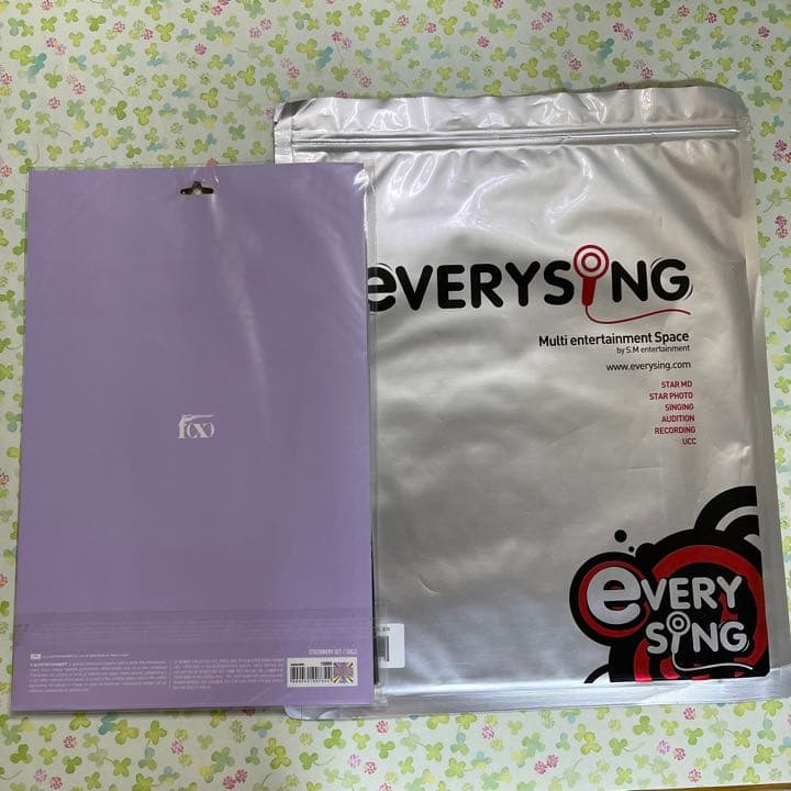 f(x) ソルリ　ジンリ　写真　大判　文房具　ノート　公式　グッズ　3点セット