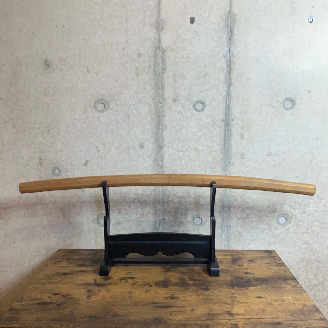 【模造刀】白鞘 太刀 直刃 全長98センチ 高級