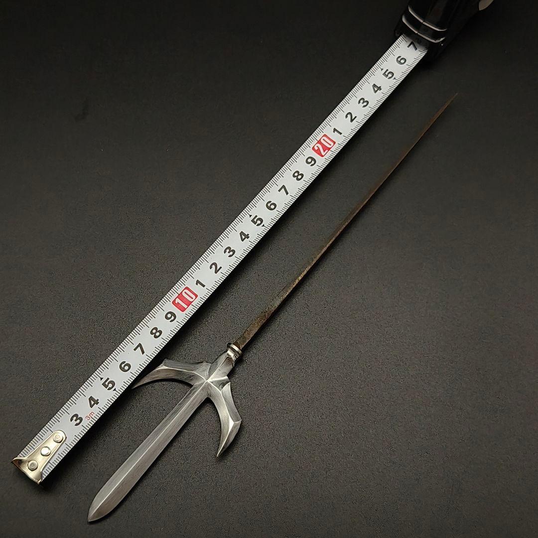 年末セール　武道具　矢じり　十文字槍　千鳥形　鏃　古式　弓道具　鉄製　職人作