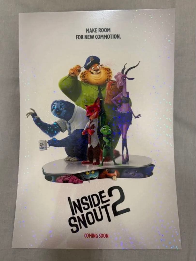 ディズニー ズートピア2 インサイドヘッドコラボ 台湾映画館限定特典