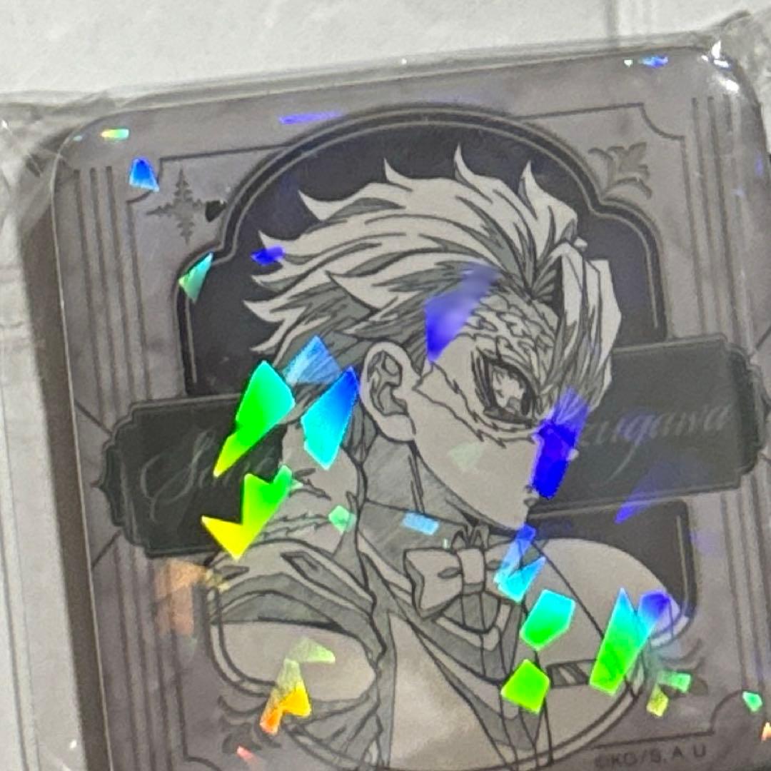 鬼滅の刃 モクテル ロト 不死川実弥 グリッター缶バッジ 缶バッジ 新品