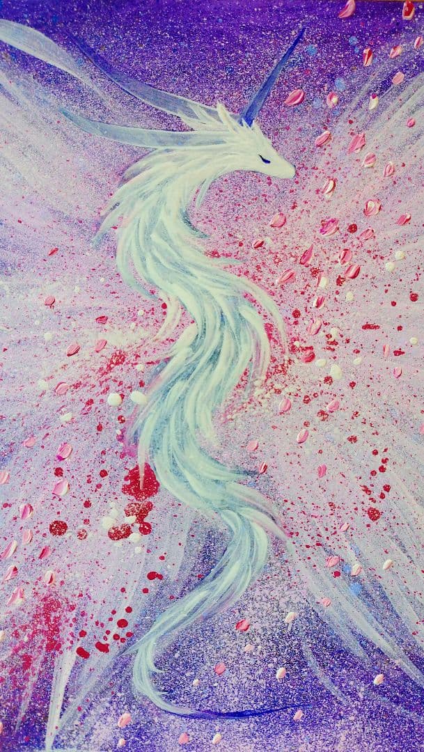 【花風の白龍】私の作品 一点物原 画販売