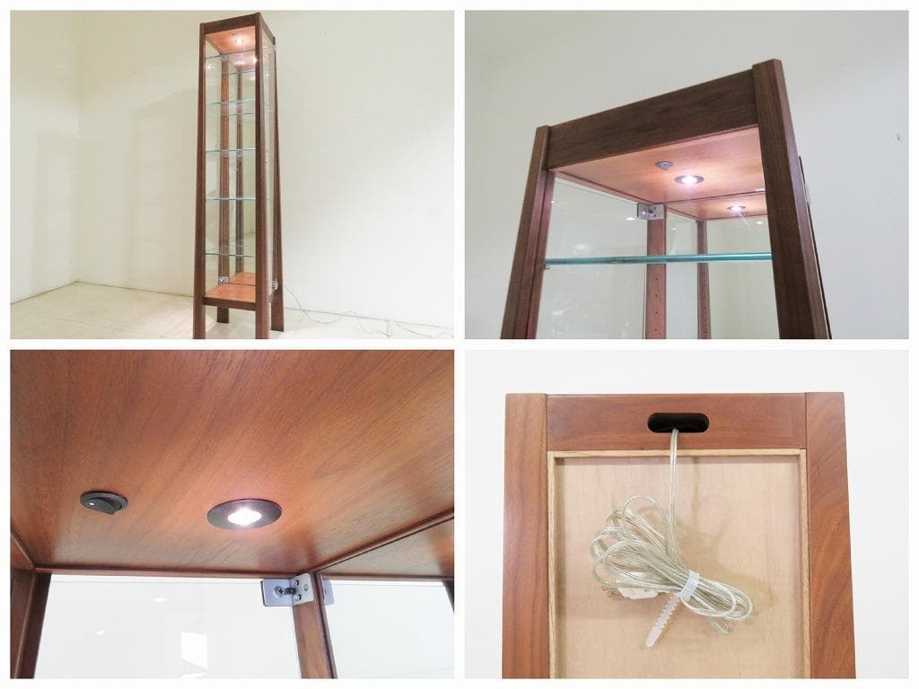 スズラン様 カンディハウス□ツイスト ミニキュリオ□ウォールナット