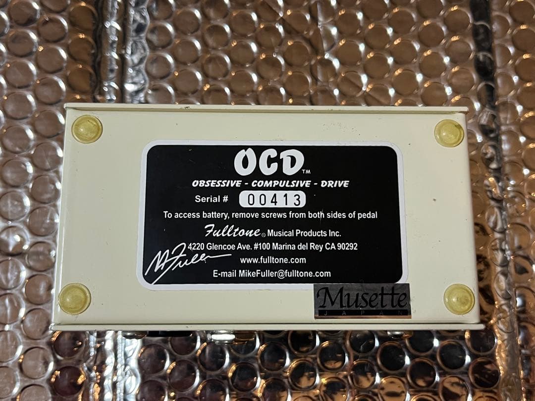 FULLTONE OCD ver.1.1 青LEDシリアル400番台！