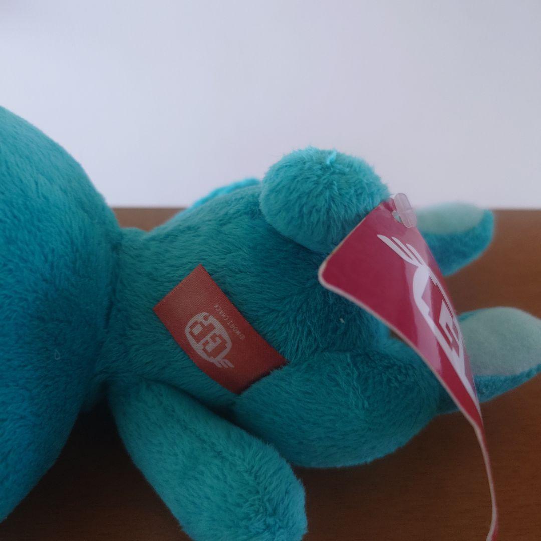 チャックスGP 汎用うさぎ デュアル ペンポーチ ターコイズブルー グル