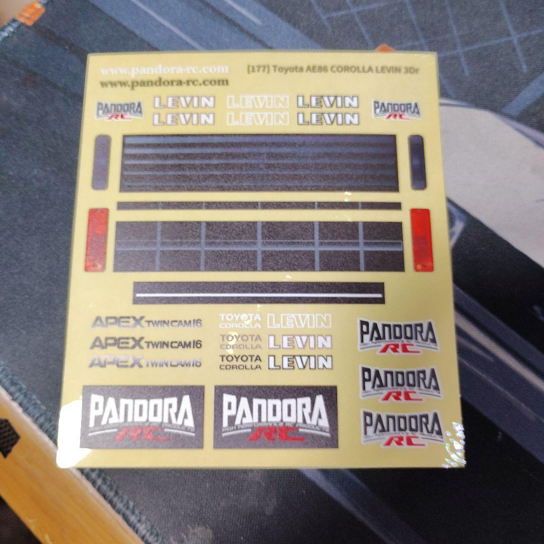 パンドラRC AE86 カローラレビン 3Dr 塗装済