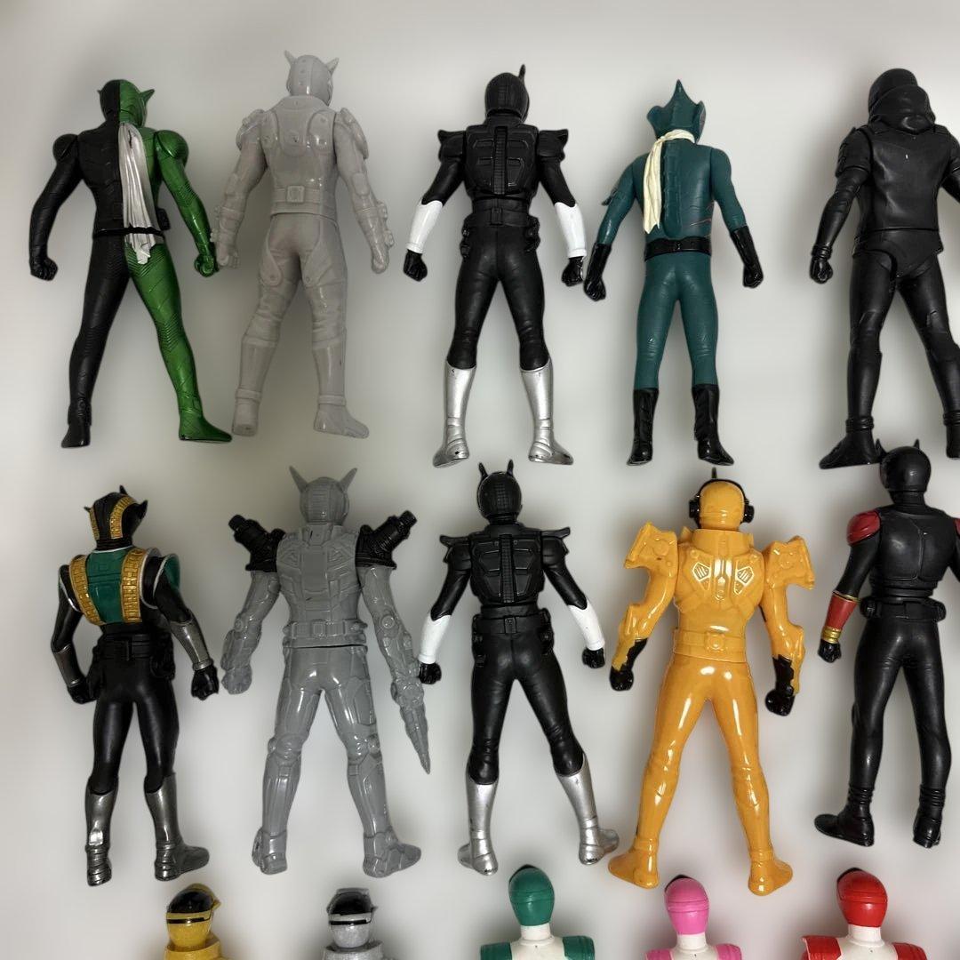 仮面ライダー ヒーロー戦隊 フィギュア ソフビ人形 まとめ売り